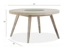 Lenox - Round Dining Table - Warm Silver