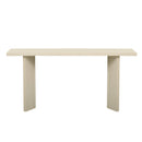 U_STYLE Stylish Console Table with Pine Veneer and Geometric Legs,Suitable for Living Room, Study and Dining Room