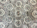 Pak Persian Rug 9x12, Wool with Silk Highlights, European Design, Floral, Green