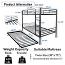 Separatable Bunk Bed with Trundle