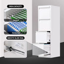 4 Drawer Metal Vertical Locking File Cabinet For Letter And Legal Files