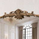 Arched Gold Wall Mirror 40x30 Inches Vintage Ornate