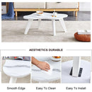 Modern minimalist white table top. Cloud shape gives you a new experience, computer desk. The game table. Suitable for dining and living rooms.
