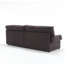 Cloud Style Sofa, Teddy Velvet Fabric, Comfy Padded Cloud Couch for Living Room, Apartment