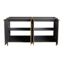 Contemporary Freestanding Bathroom Vanity With Adjustable Shelves