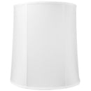 14"x16"x17" Large Drum Lampshade White Shantung, Large Cylinder Replacement Lamp Shade for Tall Table Lamps