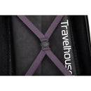 20" Carry on Luggage Lightweight Suitcase, Spinner Wheels, Purple