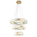 Boeseman's Colorful Chandelier // 3 Tiers, Round