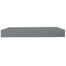 Foldable 9" Twin Size Metal Mattress Box Spring Foundation Bedroom Furniture Bed Base - Gray