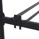 Full Bed Frame, Storage Headboard with Charging Station, Solid and Stable, Noise Free, No Box Spring Needed, Easy Assembly