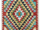 Small Kilim Rug 2x3 Colorful Turkish Kilim Accent Rug New Flatweave Wool Kilim Chobi Kilim Diamond Zigzag Playroom Rug