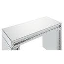 Nysa - 31" Vanity Desk - Mirrored & Faux Crystals