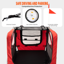 Outdoor Heavy Duty Foldable Utility Pet Stroller Dog Carriers Bicycle Trailer
