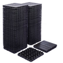 76-Pack 11.42'x11.42' Interlocking Deck Tiles - 68.80 Sq.Ft 3D Wood Grain Plastic Flooring for Outdoor Use,Waterproof & Moisture-Proof Patio Tiles, All-Weather Use & Easy Snap-Together Installation