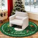 33Inch Sherpa Upholstered Accent Chair With Armrests