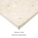 Mayra White 12"x12" Tumbled Limestone Paver Floor Tile - MSI Collection