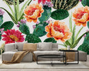 Stylish Cactus Flowers Wallpaper
