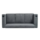 BEIGE  3 SEATER SOFA,GRAY COLOR