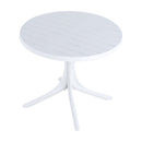 Modern Lounge Chair Set With Round Table
