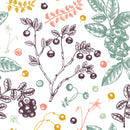 Voguish Multicolored Berries Wallpaper Chic