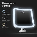 Rechargeable 10X Magnifying Mirror With LED Lights