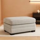 Eastonbridge Upholstered Rectangular Ottoman Light Gray