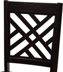 Caron Dark Brown Wood Dining Chairs Set Two Piece Collection