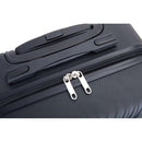 2Piece Luggage Sets ABS Lightweight Suitcase, Spinner Wheels, (20/14) BLACK
