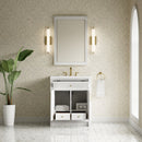 James Martin Bellshire 30" Single Bathroom Vanity, Bright White