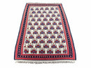 3x5 Vintage Kurdish Senneh Kilim Rug 3 x 5 Heirloom Rug Flatweave Antique Rug Playroom Rug Collectible Rug Beige Kilim