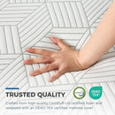 Queen Size 10 Inch Cooling Gel Memory Foam Mattress Fo rBack Pain Relief