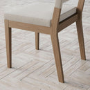 Linus Upholstered Dining Chair With Rubberwood Legs