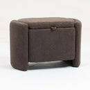 Mid Century Modern Accent Chair with Wood Frame, Upholstered Living Room Chairs with Waist Cushion, Reading Armchair for Bedroom Sunroom