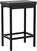 Black 24.8-Inch Bar Stools Set Of 2-Inch Thick Upholstery