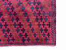 2' 10" X 4'8" Vintage Handmade Tribal Wool Rug Balouchi Rug Afghan Rug Red Beige