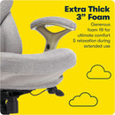 Ergonomic Executive Office Chair With Motion Technology Gray