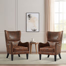 HI-BACK Studded Chair,Arm Chair,Living-room,Study and Bedroom ,Set of 2