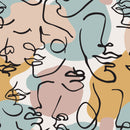 Modish Facial Contours Wallpaper Vogue