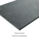 Montauk Black Gauged Slate Wall and Floor Tile - MSI Collection