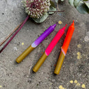 Dip Dye Neon Set of 3- Candles