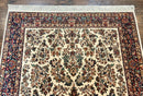 Karastan Rug 5.9 x 9, Ivory Sarouk