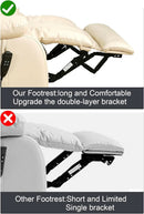 Large Reclining Lift Chair With Dual Motor Massage