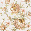 Fashionable Grey Floral Contemporary Wallpaper