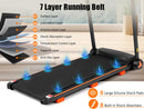 Treadmills for Home, 2.5HP Quiet Folding Treadmill with Heart Rate Sensor,  300lbs Weight Capacity, 7.5MPH, Incline Treadmill With USB Charge Station For Android & Bluetooth Speaker, 6 Shock-Absorbing