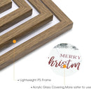 Framed Christmas Forest Wall Art Set 5 Piece Holiday Decor