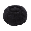 COOLMORE Modern Extra Large Round Bean Bag Chair with Footrest for Living Room, Chenille Fabric Lazy Sofa with Pillow for Adults, Teenagers,Child, Suitable for Bedroom, Dormitory, Study Room