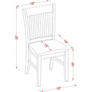 Mahogany Dining Table Set 5 Piece With Linen Chairs