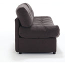 Cloud Style Sofa, Teddy Velvet Fabric, Comfy Padded Cloud Couch for Living Room, Apartment