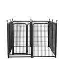 Dog Playpen 8 Panels 40' Height Heavy Duty Dog Fence Puppy Pen for Large Medium Small Dogs Indoor Outdoor Foldable Pet Exercise Pen