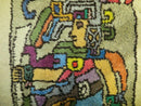 4' X 7' Vintage Handmade Knotted Tribal Nomadic Shag Wool Rug Carpet Prince